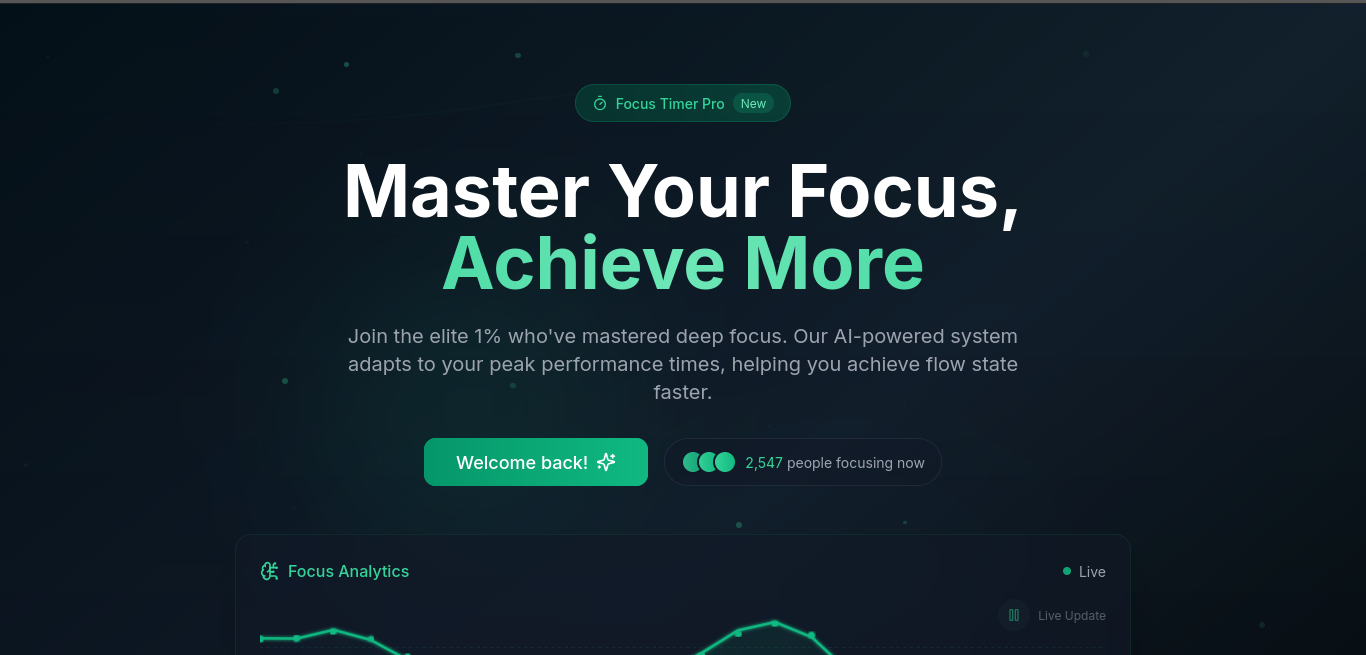 Fokus Preview - Master Your Focus, Achieve More